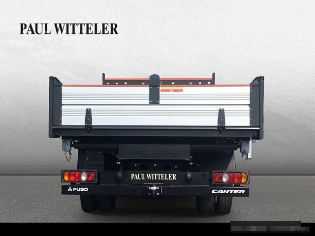 Tipper van FUSO Canter 3C15 Dreiseitenkipper AHK 3,5t/Klima/grau