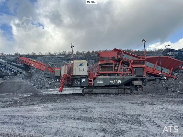 Máy nghiền đá vụn Sandvik UH440i Spindle. SEE VIDEO.