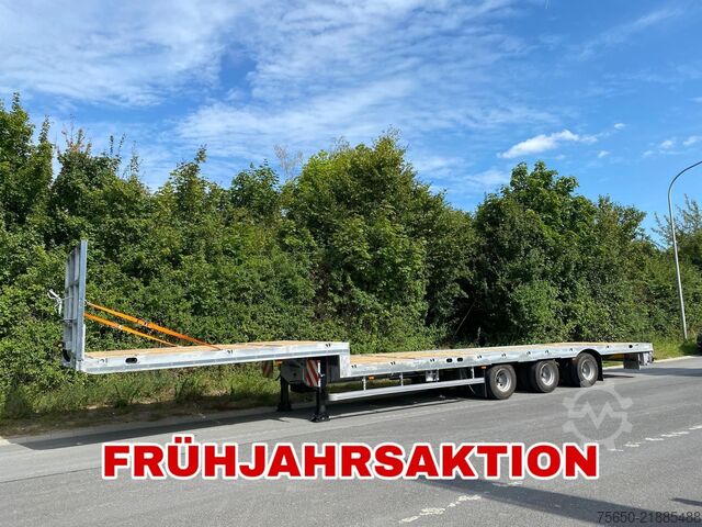 Tieflader-Sattelauflieger Möslein ST 3-Plato 9,4  3 Achs Satteltieflader Plato 45 t GGfür Fertigteile, Baumaschinen oder Container