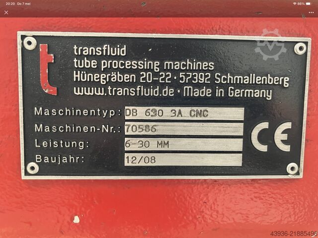  Transfluid DB630 A3 CNC