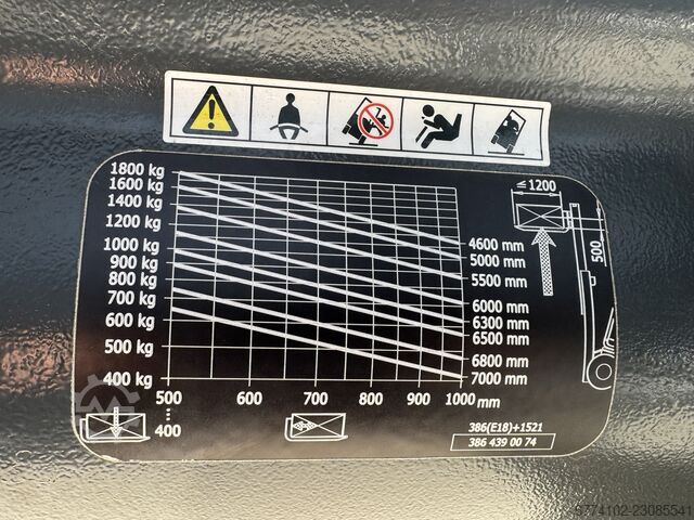 Elektrický trojkolesový vozík Linde E18  + Ladegerät NEU 4850--EK