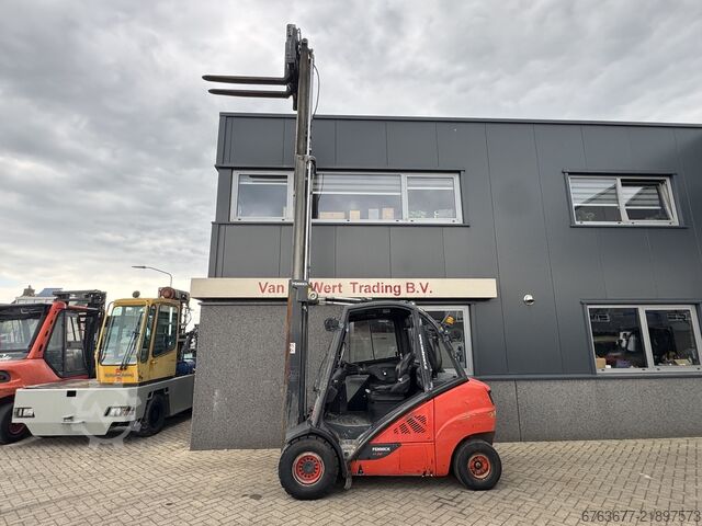 Linde H35D-02 Triplo 550 Angkat Bebas / Sisi Anjak / Pengubah Fork VW Diesel 2018 LINDE H35D-02 Triplo 550 Freelift / Sideshift / Vorkversteller VW Diesel 2018