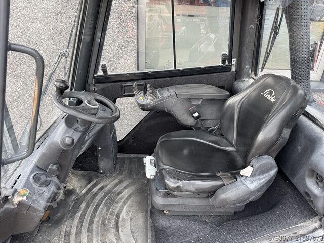 Linde H35D-02 Triplo 550 Angkat Bebas / Sisi Anjak / Pengubah Fork VW Diesel 2018 LINDE H35D-02 Triplo 550 Freelift / Sideshift / Vorkversteller VW Diesel 2018