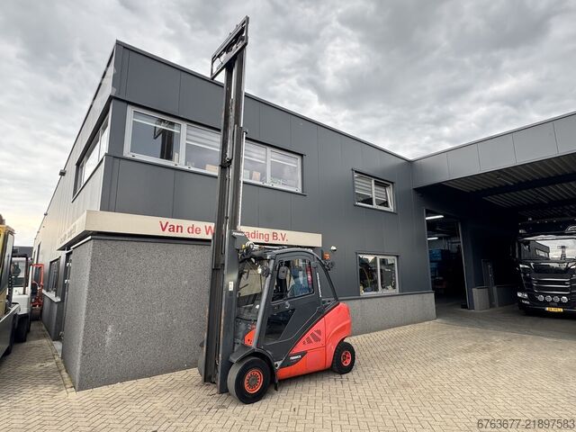 Linde H35D-02 Triplo 535 свободный подъём / боковое смещение / 4-я функция / VW дизель 2016 LINDE H35D-02 Triplo 535 Freelift / Sideshift / 4e Functie VW Diesel 2016