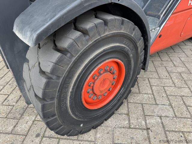  LINDE H30T-01 Triplo 460 Freelift / Sideshift / Vorkversteller / Vorkverlenging LPG 2011
