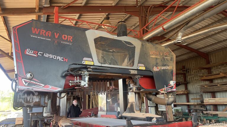 Scierie complète (stationnaire) WRAVOR Banc scie horizontal OCCASION WRC 1250