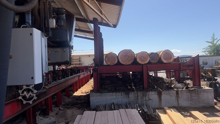 Scierie complète (stationnaire) WRAVOR Banc scie horizontal OCCASION WRC 1250