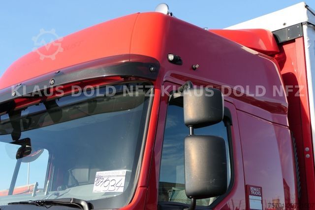 Camión plataforma con toldo RENAULT DWide 18.320 Pritsche Plane Vollluft XL-Tank LBW