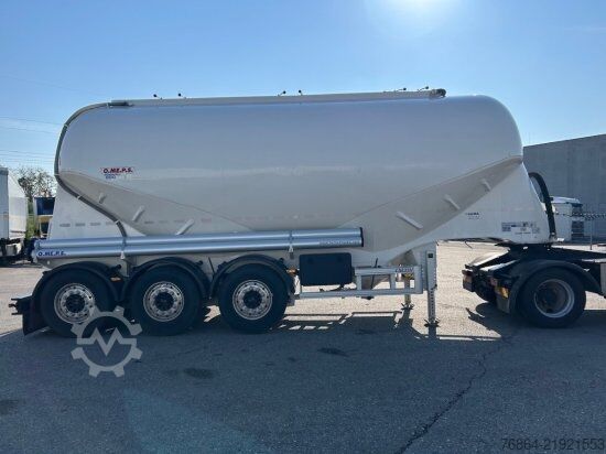 Semirremolque silo  O.M.E.P.S CM35, SILOAUFLIEGER, SAUG-DRUCK,  ALUFELGEN, LIFTACHSE