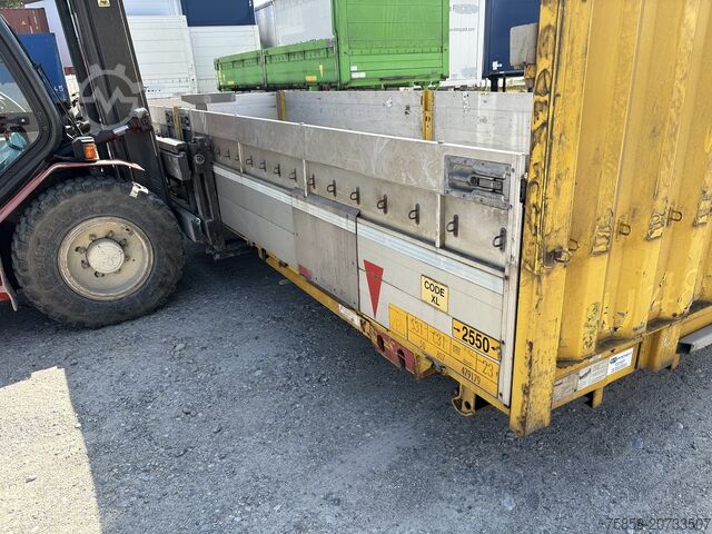 スワップ・ボディ・オープン Krone Baustoff Wechselbrücke 7,45m Türen