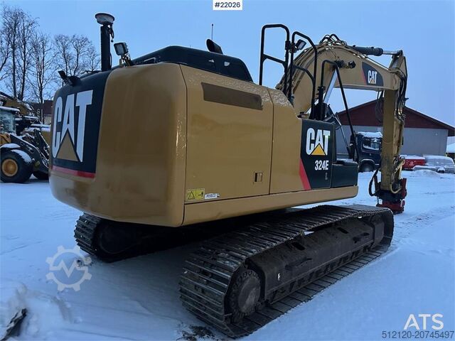 Bager za puzanje CAT 324E excavator with/ GPS and grading bucket. WATCH