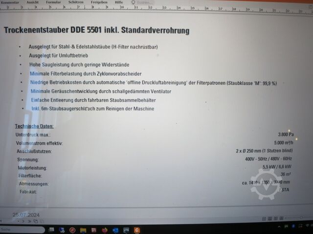 Schuur- en borstelinstallatie LISSMAC SBM –L 1500 G1S2 + SBM –M