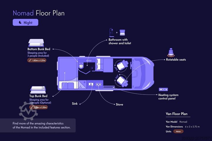 Bivalnik/kamper Fiat Weinsberg Carabus 600 K 4 Posti Letto | Completamente Attrezzato