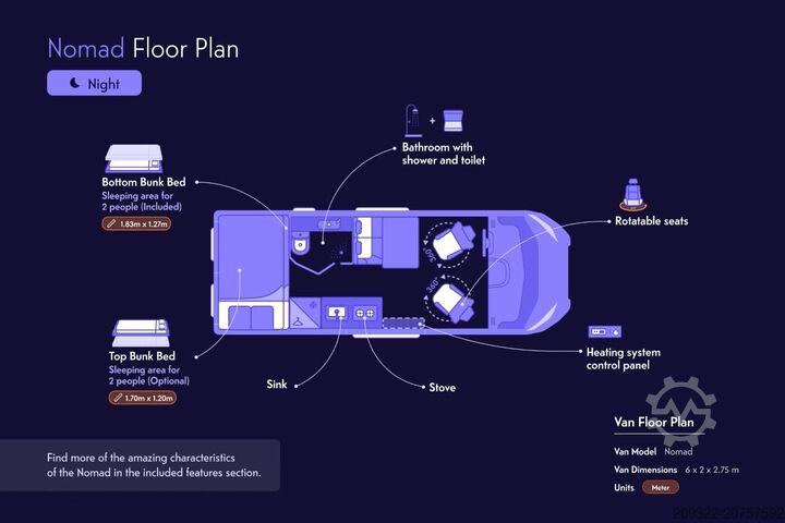 Bivalnik/kamper Fiat Weinsberg Carabus 600 K 4 Posti Letto | Completamente Attrezzato