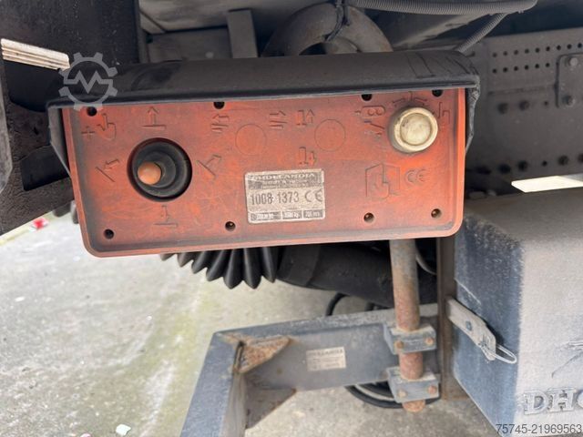 फ्लैटबेड ट्रक टार्प के साथ MAN TGL 12.180 * MOTORSCHADEN * EURO 5 * LBW * 7 M L