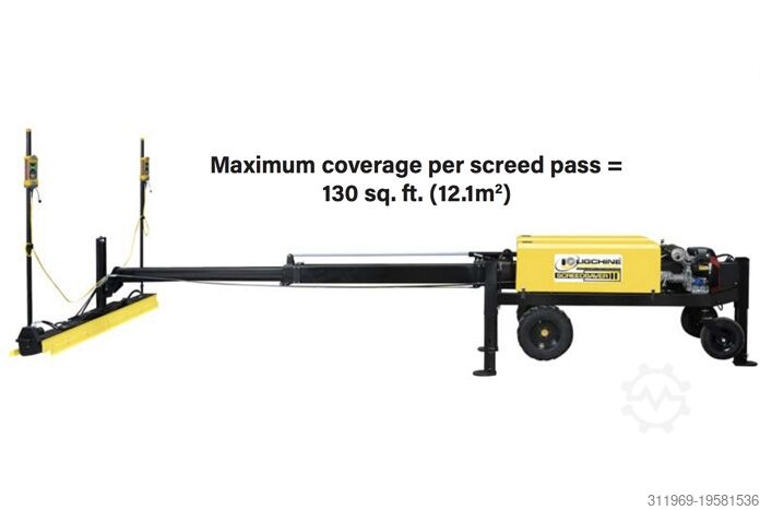 Máquina para colocar hormigón con método de encofrado deslizante Ligchine Screed Saver II