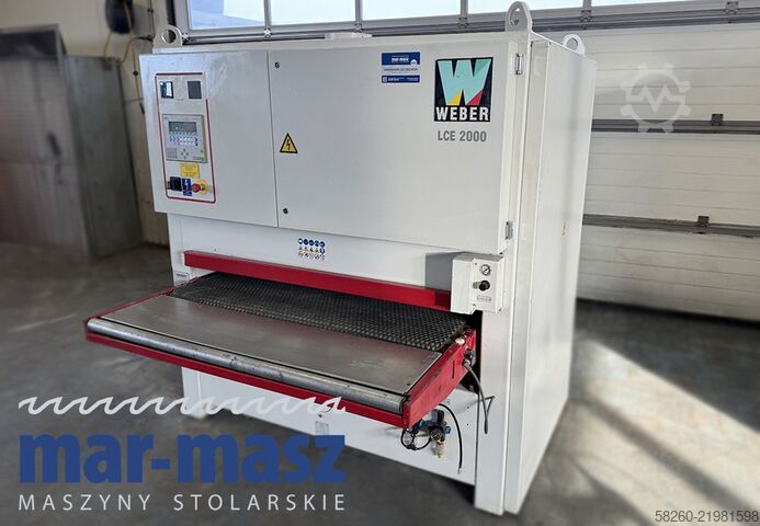 Ponceuse à large bande 1350 Weber LCE 2000 DP-1350