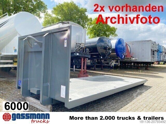 Hákový kontajner Abrollplattform 6.000mm, 2x vorhanden