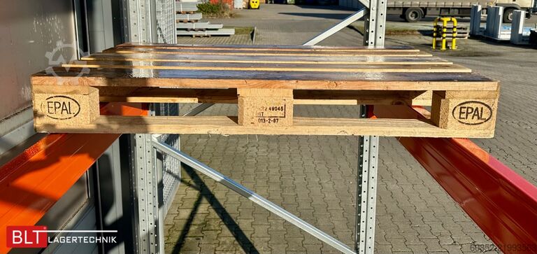 Tungt reol ca. 14 lfm. Palettenregale H: 500cm Fachlast: 4500 kg , 60 Palettenplätze