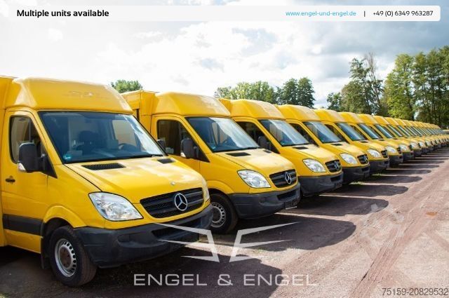 Furgoneta caja mercedes-benz SPRINTER 310 CDI MAXI EURO-5 KOFFER REGALE KAMERA DURCHGANG