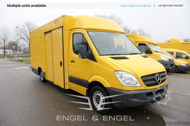 Fourgon tôlé mercedes-benz SPRINTER 310 CDI MAXI EURO-5 KOFFER DURCHGANG REGALE KAMERA SERVICE