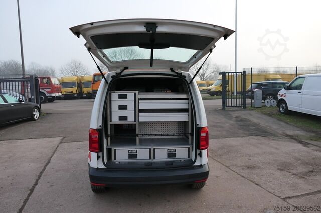 Kastenwagen Volkswagen Caddy 2.0 TDI 4Motion 2-Sitzer Klima Tempomat Werkstatteinbauten COC