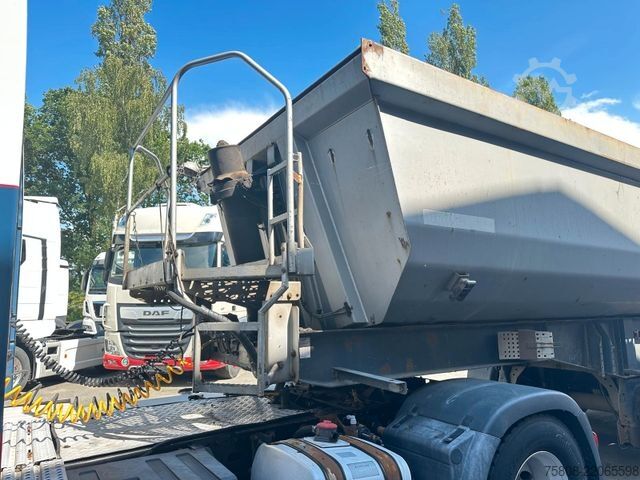 Gjysmë rimorkio për hedhje materiale SCHWARZMÜLLER HKS 3 Kippmulde Stahl Lift Mercedes Acshen