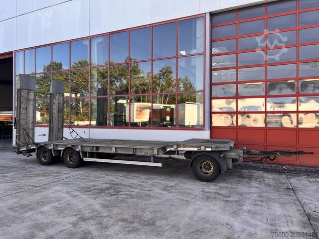 Reboque com plataforma rebaixada Humbaur HTD 30 3 Achs Tiefladeranhänger, verzinkt