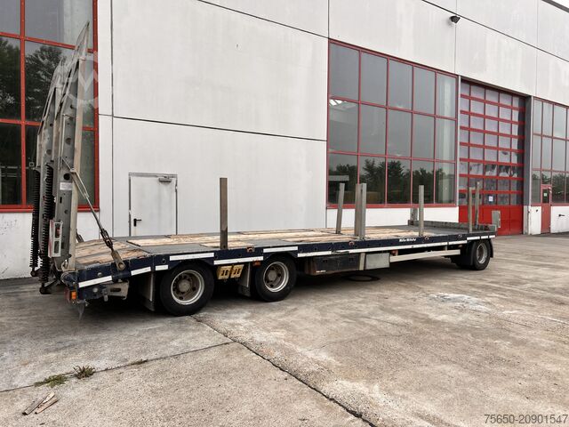 Low loader trailer Müller Mitteltal D3 3 Achs Tieflader 9 m, Verzinkt, Wenig Benutzt