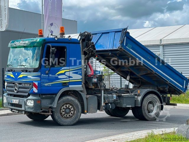 Трьохсторонній самоскид MERCEDES-BENZ Actros 1844 / EPS / Meiller / Kran mit FUNK