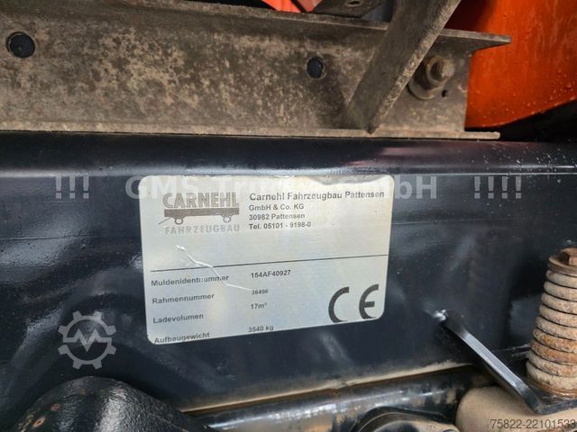 Саміоскид MAN TGS 35.400 / 8X4 / 17qm Carnehl MULDE
