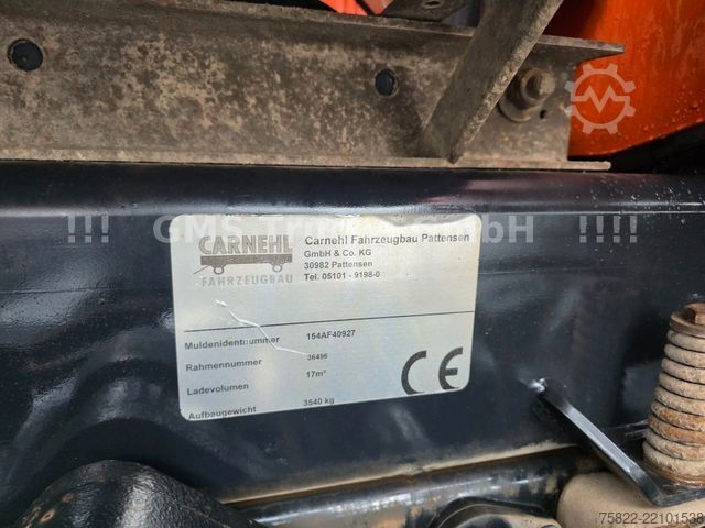 Саміоскид MAN TGS 35.400 / 8X4 / 17qm Carnehl MULDE