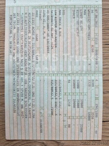 Саміоскид MAN TGS 35.400 / 8X4 / 17qm Carnehl MULDE