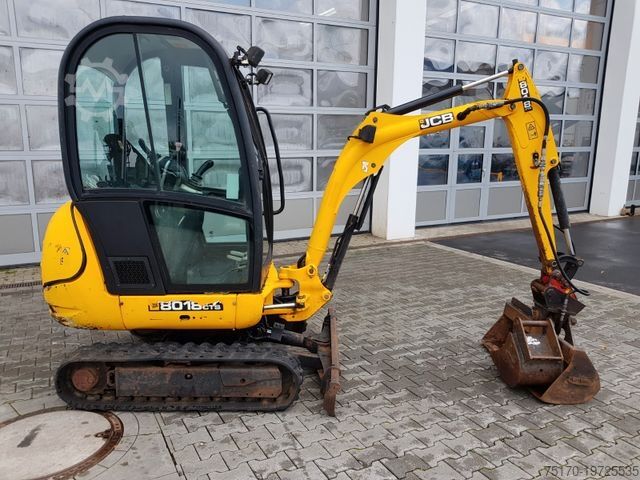 Minibagger JCB 8018 / 3.420h / hydrl. Grabenräumer / Tieflöffel