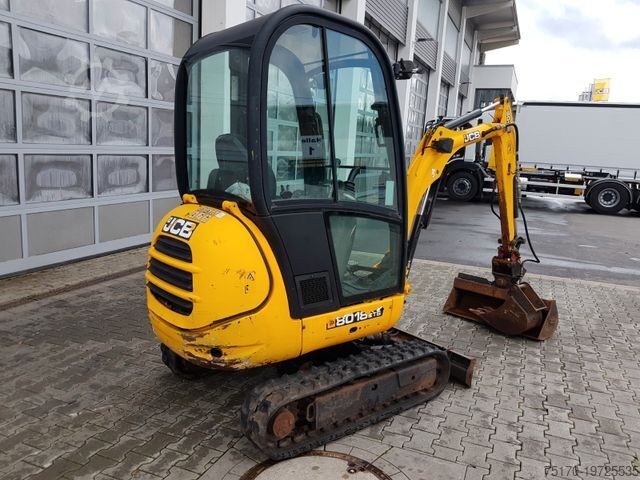 Minibagger JCB 8018 / 3.420h / hydrl. Grabenräumer / Tieflöffel