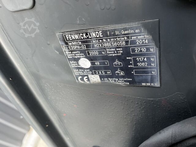 Elektrinis keturių ratų krautuvas Linde E20PH-02
