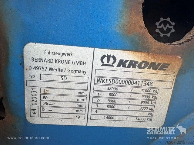 กึ่งพ่วง Krone Containerfahrgestell Standard