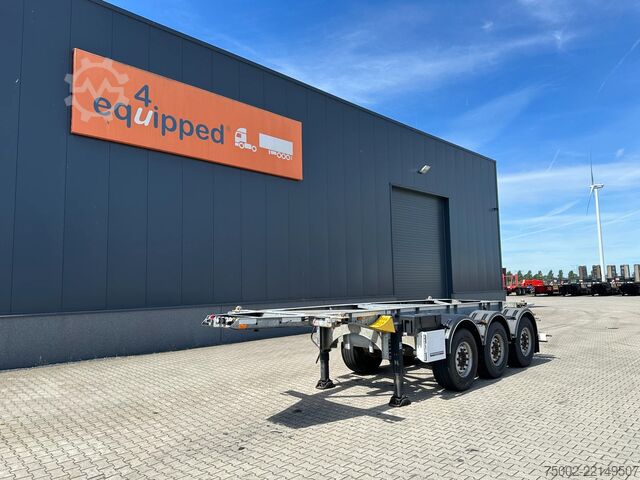 Transporte de contenedores Van Hool 20FT ADR CHASSIS / EMPTY WEIGHT 3.280kg / SAF D...