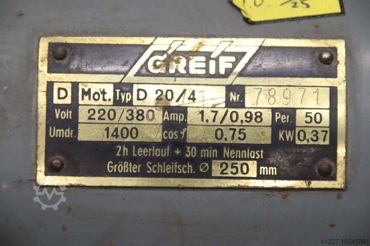 Doppelschleifbock Greif D 20/4