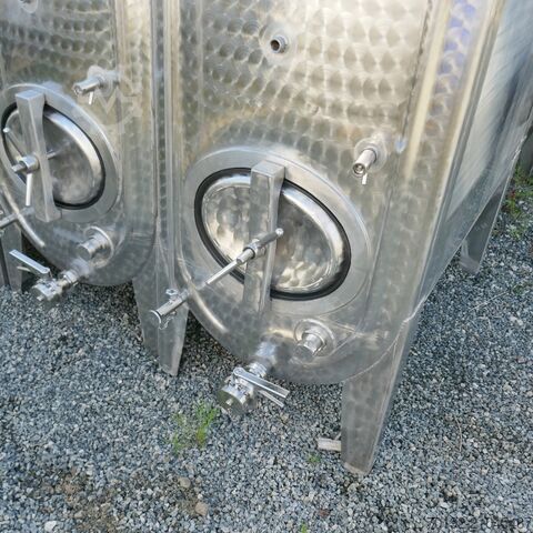 2500-litrski ovalni skladiščni rezervoar iz V2A  9657