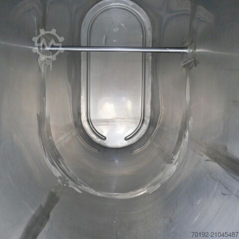 2500-litrski ovalni skladiščni rezervoar iz V2A  9657