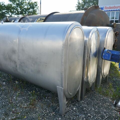 2500-litrski ovalni skladiščni rezervoar iz V2A  9657