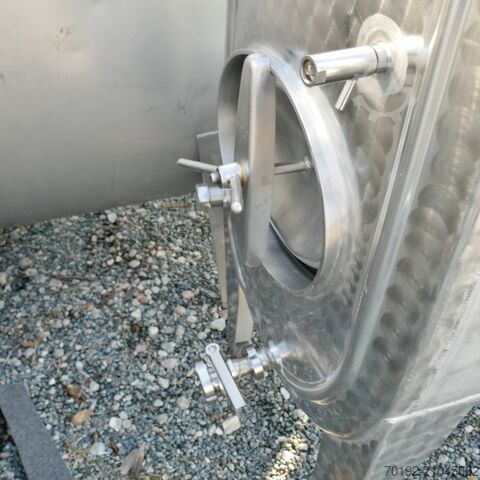 2000-litrska ovalna posoda iz nerjavečega jekla V2A  9654