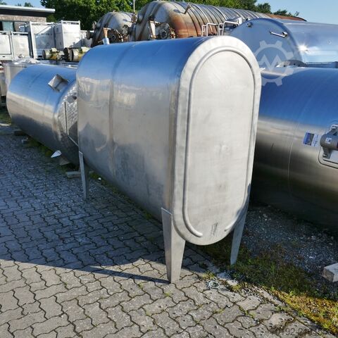 2000-litrska ovalna posoda iz nerjavečega jekla V2A  9654