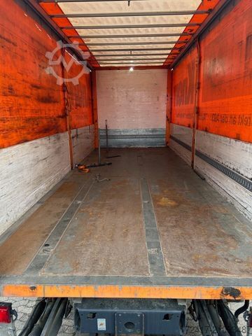 Flaklastbil med kapell MERCEDES-BENZ ATEGO 1524 KLIMA LUFTFEDRUNG BORDWÄNDE LKW 1530