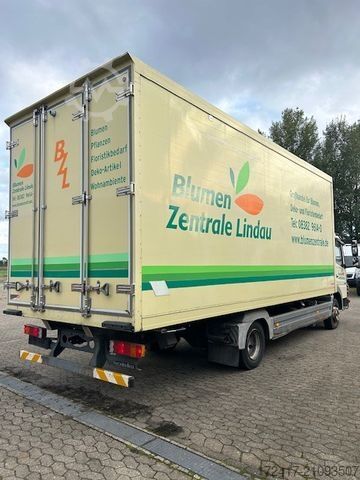 Skåpbil MERCEDES-BENZ ATEGO 818 816 BLUMENKOFFER LUFTFEDERUNG MANUEL