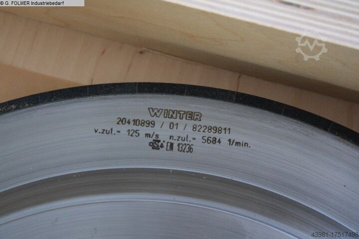 Slipeskive WINTER VSS 2VG 700-420-5-5 100