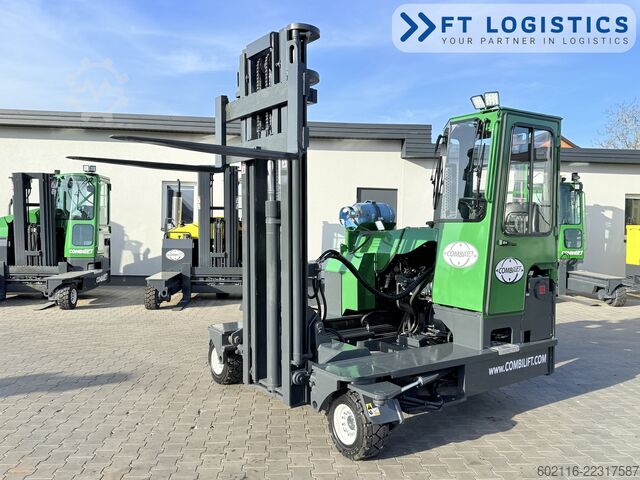 Carretilla retráctil de 4 vías Combilift C4000 GAS DUPLEX 4350 FREE-LIFT POSITION