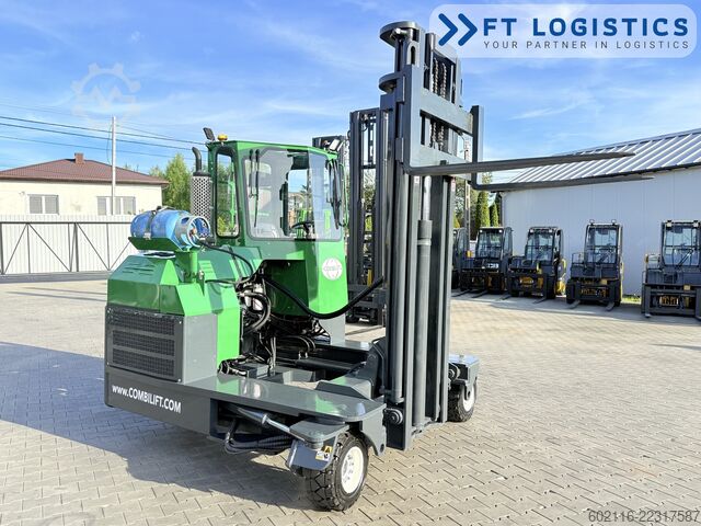 Carretilla retráctil de 4 vías Combilift C4000 GAS DUPLEX 4350 FREE-LIFT POSITION