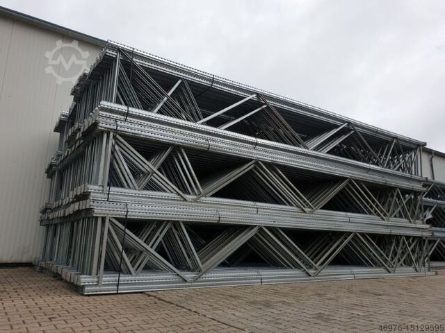 Korkeahyllyvarasto kuormalavahyllystö hyllystöt SSI Schäfer PR600 / St. 8.000x1050 mm / Tr. 2.900 mm / 15,10 lfm.